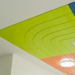 Seamless abutment shadow gap profile at Argent House – internal corner finish