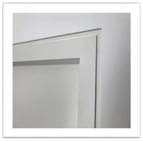 Seamless abutment shadow gap architrave profile curated detail