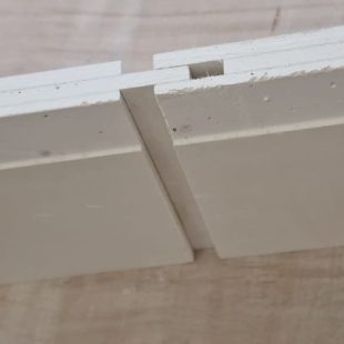 Seamless abutment shadow gap joint detail – wall panel connection